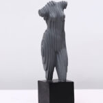 Modern Abstract Sculpture | Headless and Armless Resin Statue for Home & Office Decor