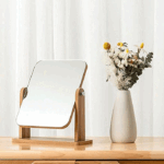 Medium Versatile Make Up Mirror Table Mirror | 360-Degree Rotatable Design - 25H x 22W cm