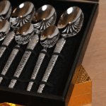 Elegant 24-Piece Stainless Steel Cutlery Set with Storage Box