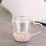 High-Quality Double Wall Glass Cup – 250ml Insulated Glassware | Heat-Resistant Coffee & Tea Cup