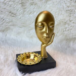 Graceful Resin Myra Table Showpiece with Bakhour Burner