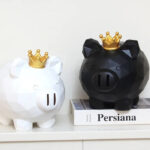 Creative Custom Pig Piggy Bank - Unique Resin Home Decoration