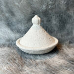 Decorative Stone Bonbonniere with Lid - 14x14x10 cm