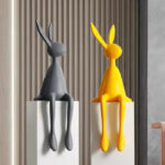 Elegant Sitting Rabbit Figurine