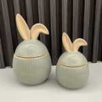 Easter Bunny Porcelain Jar