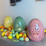 LED Ceramic Egg Lamp