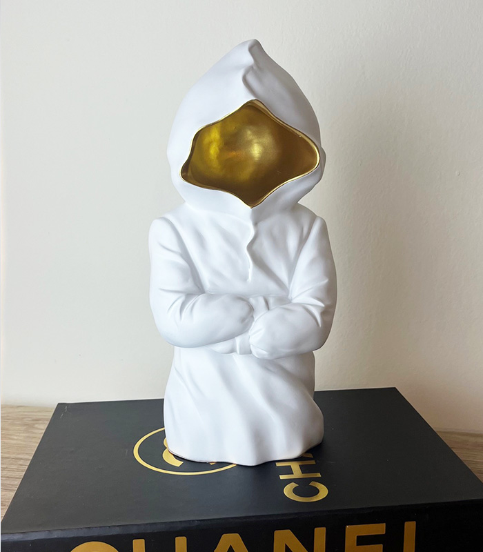 Anonymous Half Man Statue
