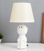 Modern White - Gray Ceramic Table Lamp