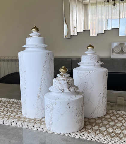 Ceramic Jar Vase Set