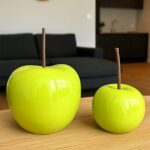 Elegant Green Apples Ceramic Set