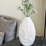 Modern Face-Shaped Ceramic Vase