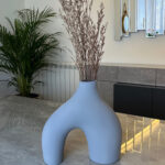 Modern N-Shaped Ceramic Vase