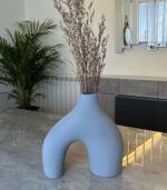 Modern N-Shaped Ceramic Vase
