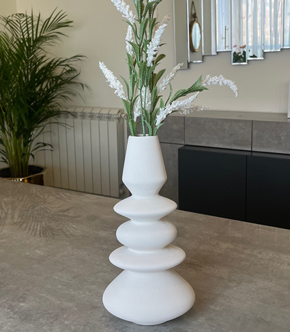 Tall Modern Ceramic Vase