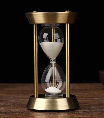 Classical 30-Minute Copper Hourglass Timer