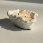 Smokeless Aromatherapy Candles – Long-Lasting Scented Decor in Black & White – 4 Fragrances