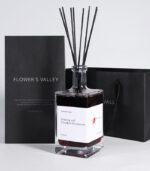 Square Luxury Reed Diffuser Glass Bottle