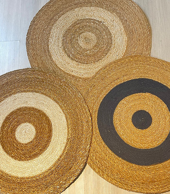 Natural Braided Jute Round Rug
