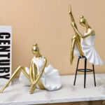 Modern Art Ballet Dancer Figurine