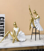 Modern Art Ballet Dancer Figurine