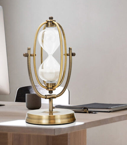 Aleo Classic Brass Antique Hourglass
