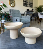 Modern Ceramic Bowl with Base
