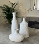 Modern Art Style Morandi White Ceramic Vase