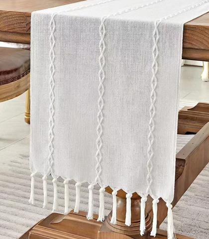 White Table Runner