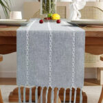 Gray Table Runner