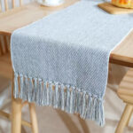 Gray Table Runner