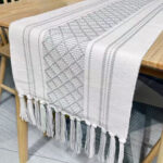 Gray Table Runner