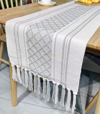 Gray Table Runner