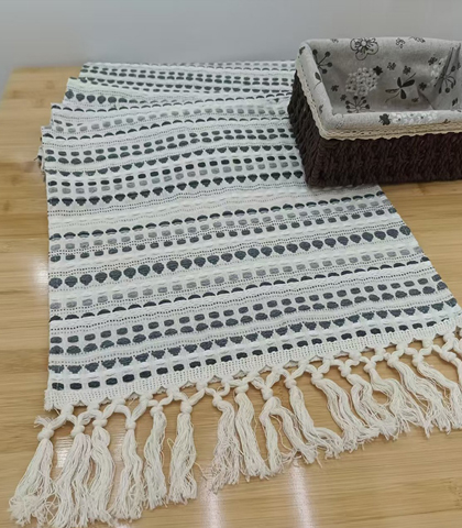 Gray Table Runner
