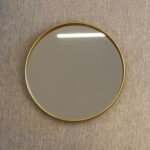 Elegant Round Acrylic Mirror Tray