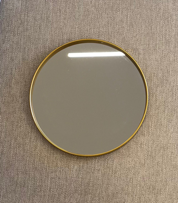 Elegant Round Acrylic Mirror Tray