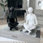 Elegant Woman Reading a Book Figurine