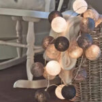 Indoor Cotton Ball String Lights