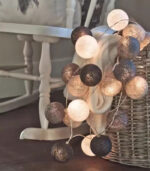 Indoor Cotton Ball String Lights