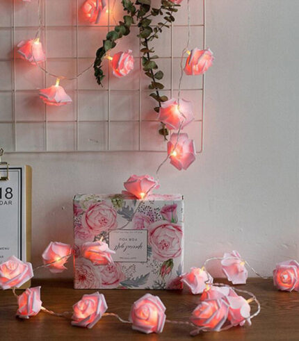 Rose Flower LED String Night Light