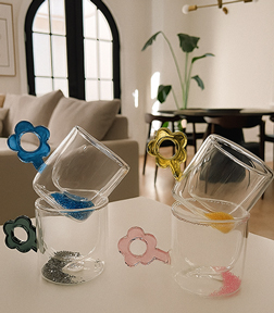 Double Glass Mug
