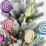 Large Lollipop Christmas Tree Decorations