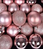 Large Pink Christmas Ornament Balls