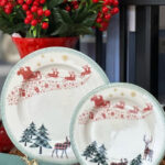 Christmas Porcelain Serving Plate