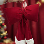 Red Christmas Tree Bow