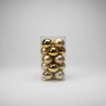 Medium Gold Christmas Ornament Balls