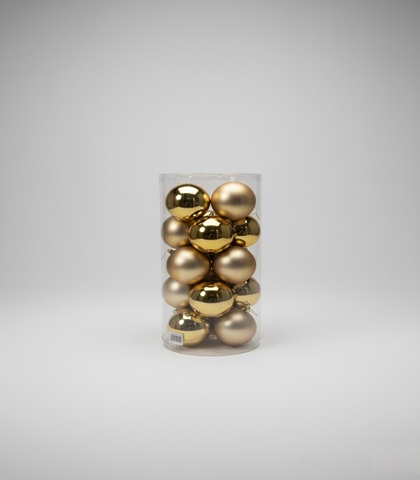 Medium Gold Christmas Ornament Balls