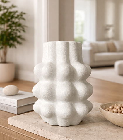 Modern White Ceramic Vase