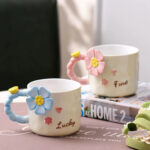 Creative Sunflower Ceramic Mug