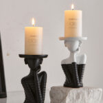 Nordic Style Resin Candle Holder