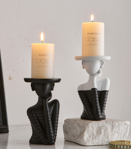 Nordic Style Resin Candle Holder